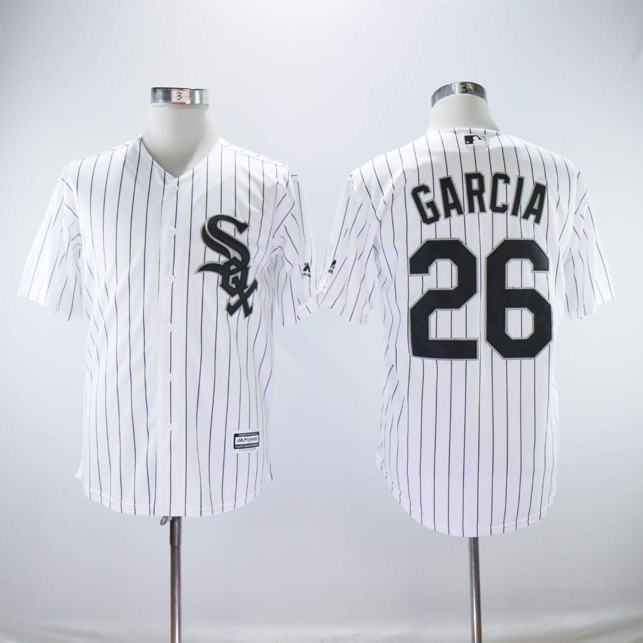 Men Chicago White Sox 26 Garcia White MLB Jerseys